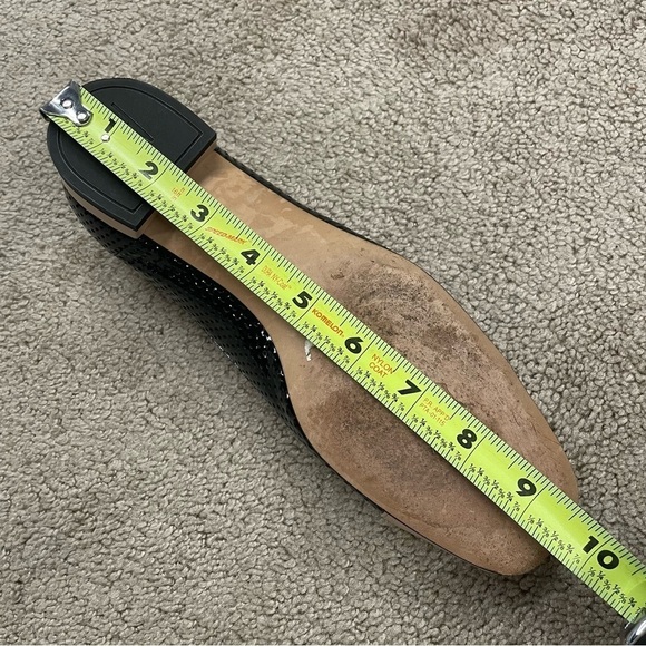 Stuart Weitzman two toned leather classic chic minimalist flats Made in Spain - Picture 14 of 16